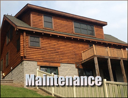  Glenville, North Carolina Log Home Maintenance